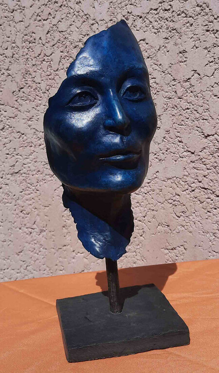 Masque bronze Gillian Anderson